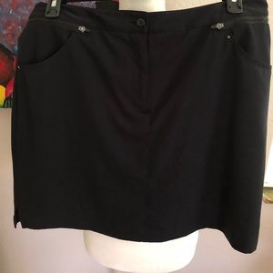 🚨LAST CHANCE 🚨EP Black stretch Golf Skort